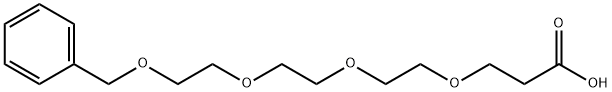 1-phenyl-2,5,8,11-tetraoxatetradecan-14-oicacid Struktur
