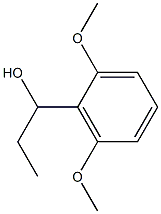 1-(2,6-Dimethoxyphenyl)-1-propanol Struktur