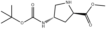 methyl (2R,4S)-4-[(2-methylpropan-2-yl)oxycarbonylamino]pyrrolidine-2-carboxylate