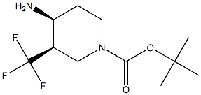 tert-butyl (3R,4S)-4-amino-3-(trifluoromethyl)piperidine-1-carboxylate,1283107-75-4,结构式