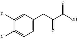 3-(3,4-二氯苯基)-2-氧亚基丙酸 结构式