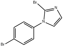 2-bromo-1-(4-bromophenyl)-1H-imidazole Struktur