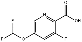 1286777-33-0 2-Pyridinecarboxylic acid, 5-(difluoromethoxy)-3-fluoro-