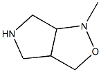 1-Methylhexahydro-1H-pyrrolo[3,4-c]isoxazole Structure