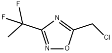 5-(CHLOROMETHYL)-3-(1,1-DIFLUOROETHYL)-1,2,4-OXADIAZOLE Structure