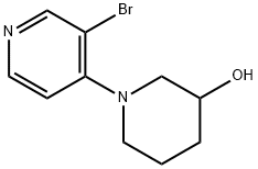 3-BROMO-4-(3-HYDROXYPIPERIDIN-1-YL)PYRIDINE|