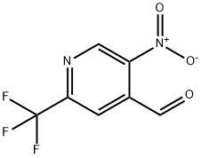 2-trifluoromethyl-5-nitroisonicotin 化学構造式