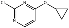 2-Chloro-4-(cyclopropoxy)pyrimidine Structure