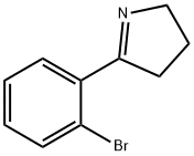 5-(2-bromophenyl)-3,4-dihydro-2H-pyrrole 化学構造式