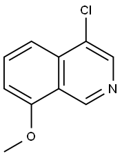 4-氯-8-甲氧基异喹啉, 129959-07-5, 结构式