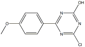 2-Chloro-4-(4-methoxyphenyl)-6-hydroxy-1,3,5-triazine|