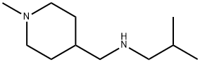 2-methyl-N-((1-methylpiperidin-4-yl)methyl)propan-1-amine Structure