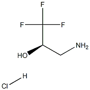 (2R)-3-amino-1,1,1-trifluoropropan-2-ol hydrochloride Struktur