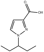 1-(戊烷-3-基)-1H-吡唑-3-甲酸 结构式