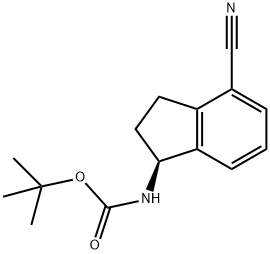 (R)-tert-butyl (4-cyano-2,3-dihydro-1H-inden-1-yl)carbamate