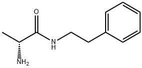 (2R)-2-amino-N-(2-phenylethyl)propanamide Struktur