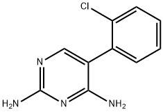 5-(2-氯苯基)嘧啶-2,4-二胺 结构式