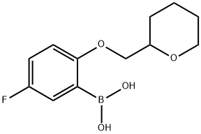 [5-fluoro-2-(oxan-2-ylmethoxy)phenyl]boronic acid Structure