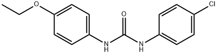 N-(4-chlorophenyl)-N'-(4-ethoxyphenyl)urea Structure