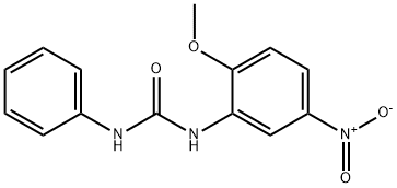 N-(2-methoxy-5-nitrophenyl)-N'-phenylurea Structure