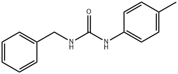 1-BENZYL-3-(P-TOLYL)UREA, 13143-43-6, 结构式