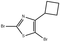 2,5-Dibromo-4-(cyclobutyl)thiazole|