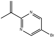 5-bromo-2-(prop-1-en-2-yl)pyrimidine Structure