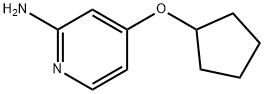 2-AMINO-4-(CYCLOPENTOXY)PYRIDINE Struktur