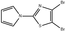 4,5-Dibromo-2-(1H-pyrrol-1-yl)thiazole 结构式