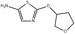 5-Amino-2-(tetrahydrofuran-3-yloxy)thiazole Struktur