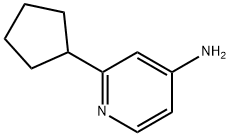 2-CYCLOPENTYLPYRIDIN-4-AMINE Structure