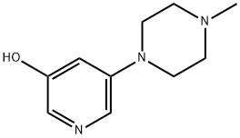3-Hydroxy-5-(N-methylpiperazin-1-yl)pyridine Structure