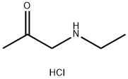 1-(ethylamino)propan-2-one hydrochloride Struktur