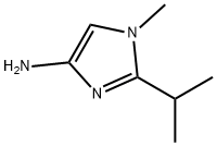 1-Methyl-2-(1-methylethyl)-1H-imidazol-4-amine Structure