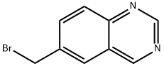 6-(bromomethyl)quinazoline 化学構造式