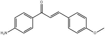 2-Propen-1-one, 1-(4-aminophenyl)-3-(4-methoxyphenyl)-, (2E)- 化学構造式