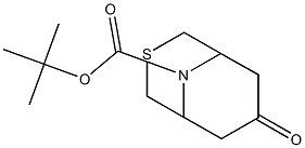 tert-butyl 7-oxo-3-thia-9-azabicyclo[3.3.1]nonane-9-carboxylate,1319257-00-5,结构式