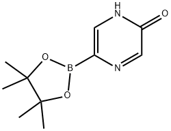 5-HYDROXYPYRAZINE-2-BORONIC ACID PINACOL ESTER Structure