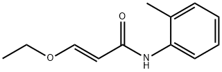 2-Propenamide, 3-ethoxy-N-(2-methylphenyl)-, (2E)- Struktur