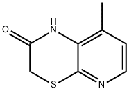 8-Methyl-1H-pyrido[2,3-b][1,4]thiazin-2-one 结构式