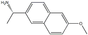 (1S)-1-(6-METHOXY(2-NAPHTHYL))ETHYLAMINE 化学構造式