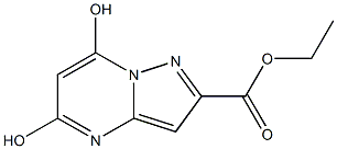ethyl 5,7-dihydroxypyrazolo[1,5-a]pyrimidine-2-carboxylate Struktur