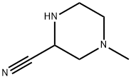 4-methylpiperazine-2-carbonitrile 化学構造式