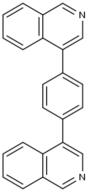 4-(4-(isoquinolin-4-yl)phenyl)isoquinoline,1334652-52-6,结构式