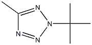 2-叔丁基-5-甲基四氮唑, 133500-31-9, 结构式