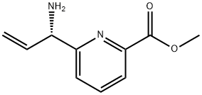 METHYL 6-((1S)-1-AMINOPROP-2-ENYL)PYRIDINE-2-CARBOXYLATE Structure