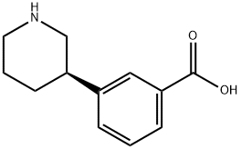 (R)-3-(piperidin-3-yl)benzoic acid Structure