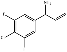 1-(4-CHLORO-3,5-DIFLUOROPHENYL)PROP-2-EN-1-AMINE Structure