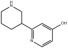 4-Hydroxy-6-(piperidin-3-yl)pyridine Structure