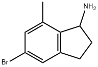 5-BROMO-7-METHYLINDANYLAMINE Structure